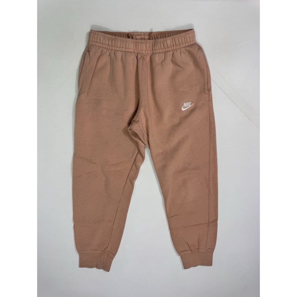 Nike Sportswear Club Fleece Joggers Salmon Pink Mens Small BV2671-824 Sweatpants